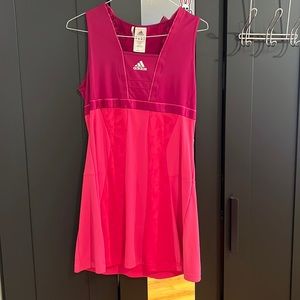 Adidas raspberry and hot pink Tennis Dress